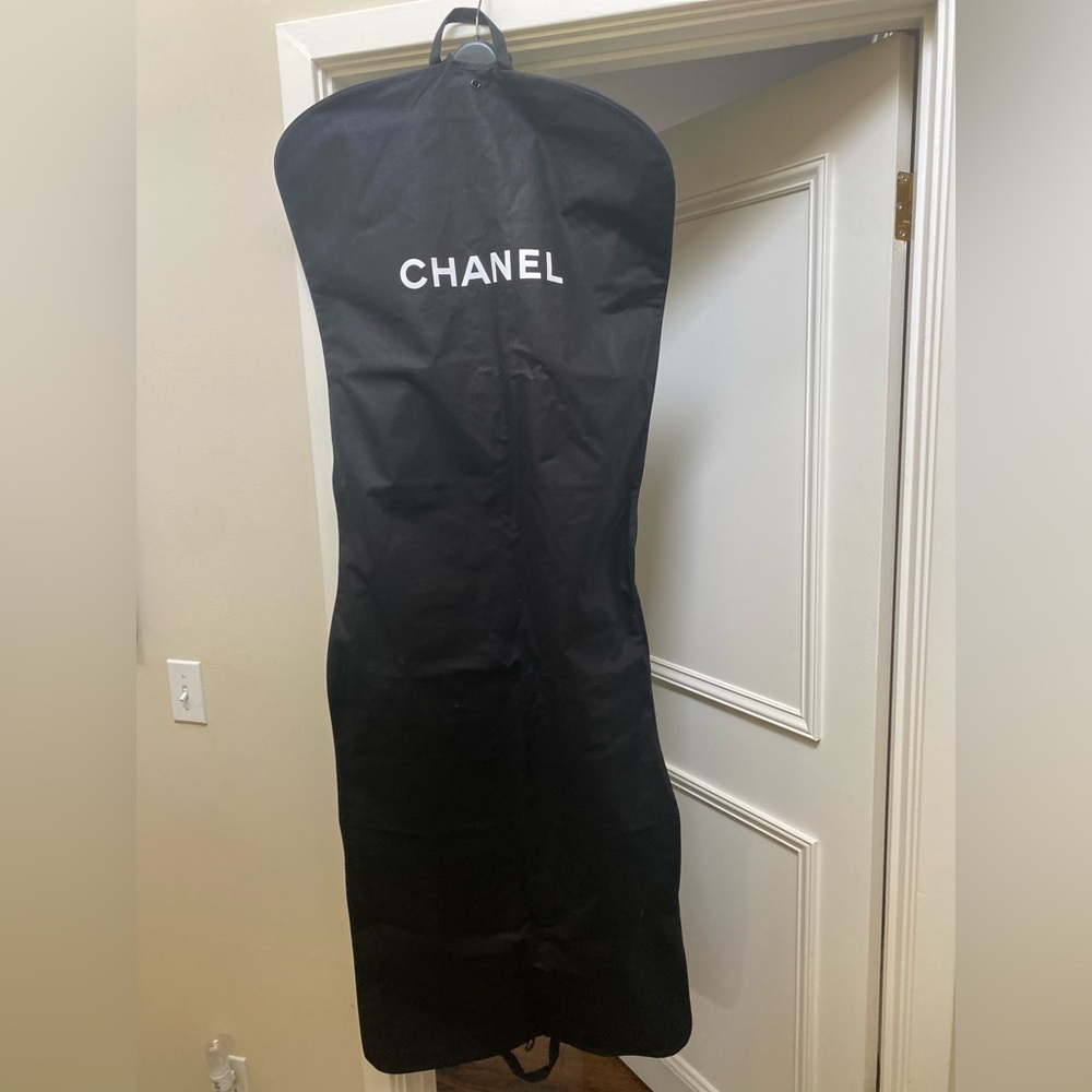 Authentic Chanel full length garment bag.
